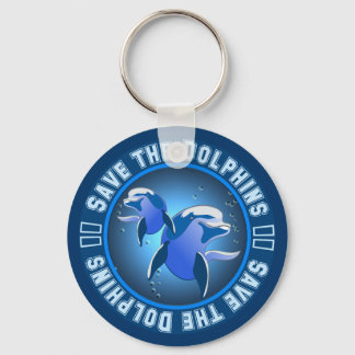 Porte-clés Sauvez les dauphins