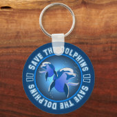 Porte-clés Sauvez les dauphins (Recto)