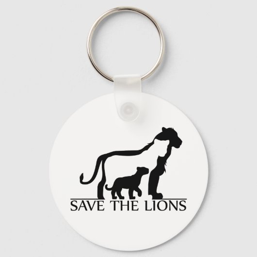 Porte-clés Sauvez les lions (Recto)