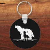 Porte-clés Sauvez les loups (Recto)