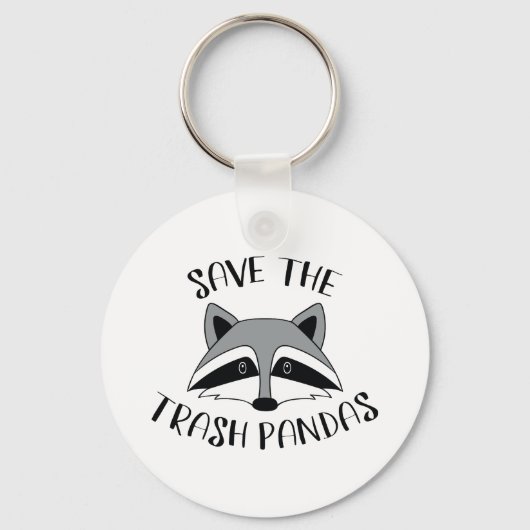Porte-clés Sauvez Les Pandas Des Ordures (Recto)