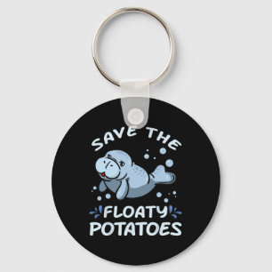 Porte-clés Sauvez Les Pommes De Terre Flottantes Au Jour des