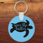 Porte-clés Sauvez les tortues (Recto)