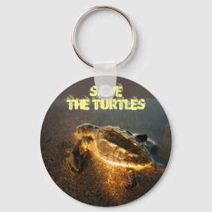 Porte-clés Sauvez les tortues