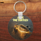 Porte-clés Sauvez les tortues (Recto)