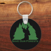 Porte-clés Sauvez nos forêts (Recto)