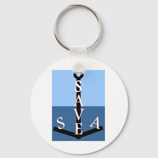 Porte-clés sauvons la mer (Recto)