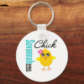 Porte-clés Savannah GA Chick (Recto)