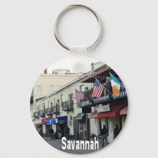 Porte-clés Savannah Georgia GA (Recto)