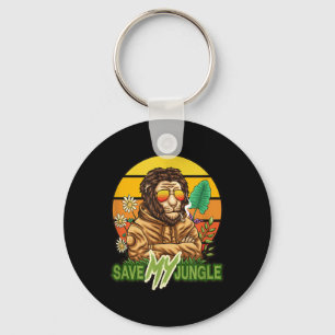 Porte-clés Save My Jungle - Lion De l'environnement Protectio
