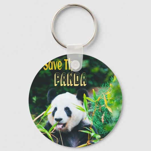 Porte-clés Save The Panda (Recto)