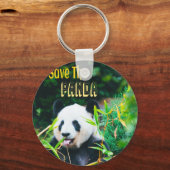 Porte-clés Save The Panda (Recto)