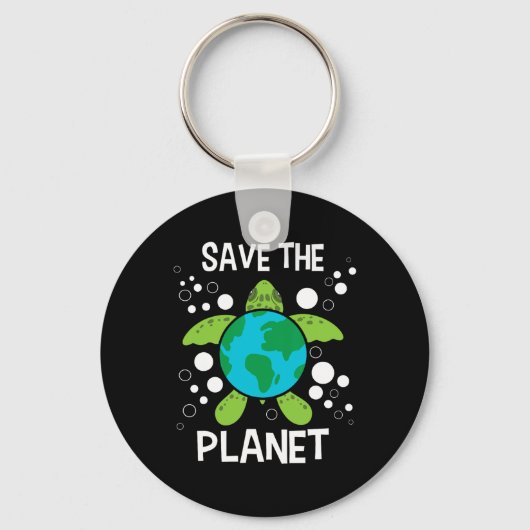 Porte-clés Save the Planet - Protection De l'environnement Ea (Recto)