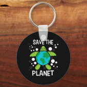 Porte-clés Save the Planet - Protection De l'environnement Ea (Recto)