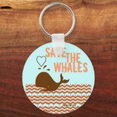 Porte-clés Save The Whales - Environmentally Conscious (Recto)
