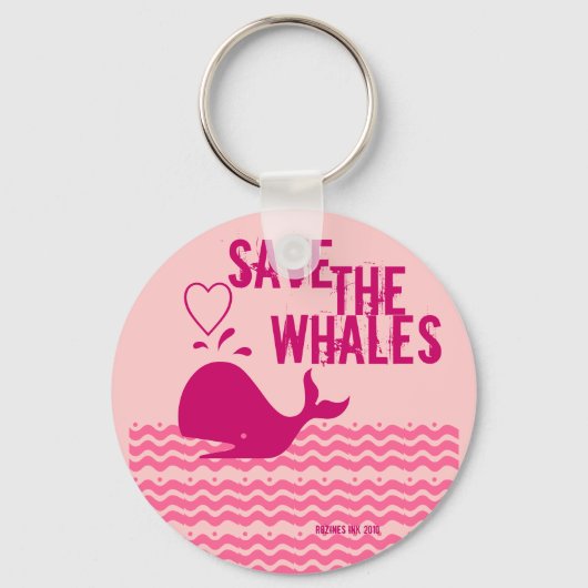 Porte-clés Save The Whales - Environmentally Conscious (Recto)