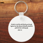 Porte-clés SAVIOR Jérémie 33:3 prêtre pasteur foi Christ (Verso)