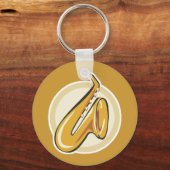 Porte-clés saxaphone (Recto)