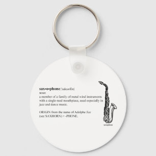 Porte-clés Saxophone Definition