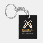Porte-clés Saxophone - Définition du Saxophone (Devant gauche)