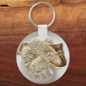 Porte-clés Saxophone d'or (Recto)