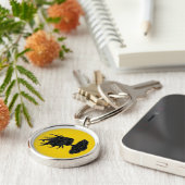 Porte-clés SCA Darton Round, petit Porte - clé (1,44 po) (Côté)