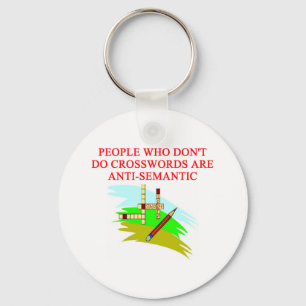 Porte-clés scabre et cross-word game player design