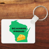 Porte-clés Scansin (Wisconsin) Fier! (Recto)