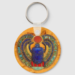 Porte-clés Scarab sacré de l'Egypte ancienne