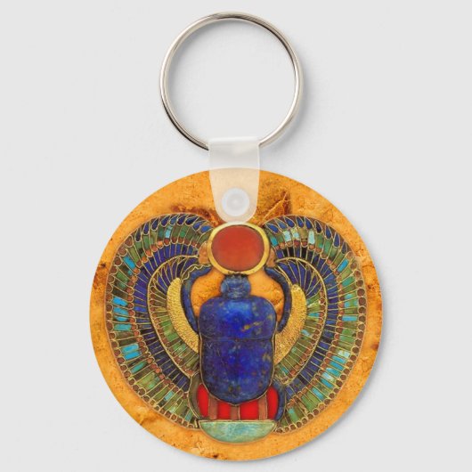 Porte-clés Scarab sacré de l'Egypte ancienne (Recto)