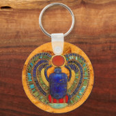 Porte-clés Scarab sacré de l'Egypte ancienne (Recto)