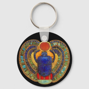 Porte-clés Scarab sacré de l'Egypte ancienne