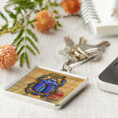 Porte-clés Scarabée égyptien antique (Côté)