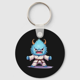 Porte-clés Scary Martial Arts Fighter Karate Boxer Comt Kung