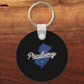 Porte-clés Scataway New Jersey Nj Map  (Recto)