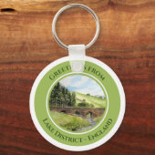 Porte-clés Scawgill Bridge over river Aiken Lake District UK (Recto)