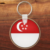 Porte-clés Sceau cool Singapour (Recto)