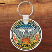 Porte-clés Sceau d'Atlanta, Géorgie (Recto)