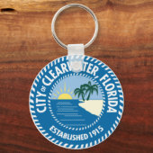 Porte-clés Sceau de Clearwater, Floride (Recto)