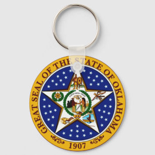 Porte-clés Sceau de l'État de l'Oklahoma