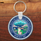 Porte-clés Sceau de l'État du Nebraska (Recto)