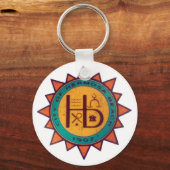 Porte-clés Sceau de plage d'Hermosa (Recto)