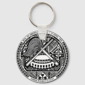 Porte-clés Sceau des Samoa américaines (Recto)