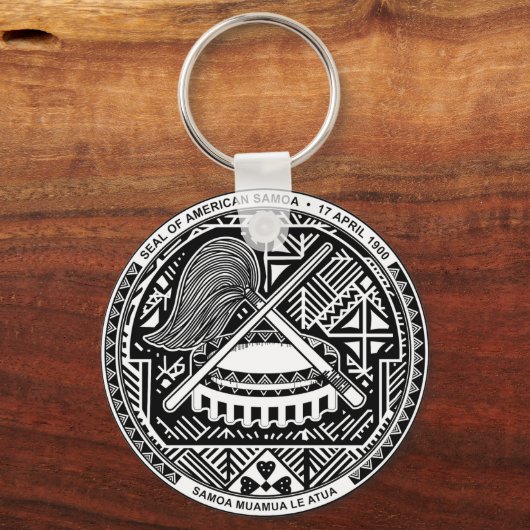 Porte-clés Sceau des Samoa américaines (Recto)