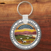 Porte-clés Sceau d'État du Kansas (Recto)