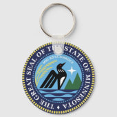 Porte-clés Sceau d'État du Minnesota 2024 (Verso)