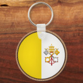 Porte-clés Sceau Drapeau De La Ville cool Du Vatican (Recto)