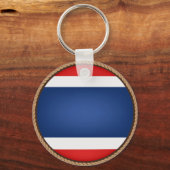 Porte-clés Sceau du drapeau cool thaïlandais (Recto)