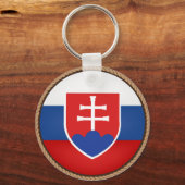 Porte-clés Sceau du drapeau de la Slovaquie cool (Recto)