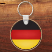 Porte-clés Sceau du drapeau de l'Allemagne cool (Recto)